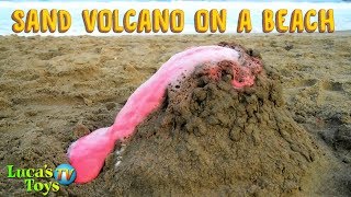 How to make a volcano eruption with vinegar and soda  easy DIY volcano science project for kids [upl. by Nakashima]