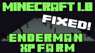 Minecraft Enderman XP Farm  Endermite FIX [upl. by Dollie]