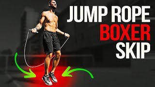 Learn The Jump Rope Boxer Skip [upl. by Ahsropal]