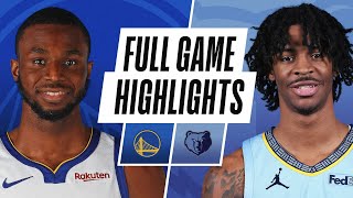 WARRIORS at GRIZZLIES  FULL GAME HIGHLIGHTS  March 19 2021 [upl. by Atoiganap788]