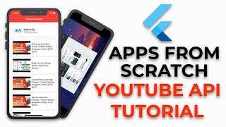 Flutter YouTube API and Video Player Tutorial  Apps From Scratch [upl. by Aholah]