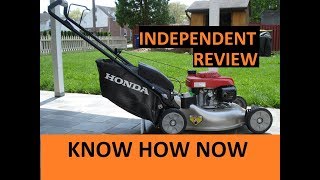 Honda HRR216K9VKA Lawn Mower Review [upl. by Semela]