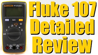 Fluke 107 Multimeter Detailed Review  0085 [upl. by Solracnauj586]