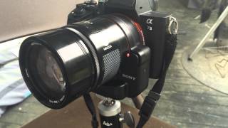 Video with the Sony a7ii LAEA4 and Minolta 135 28 lens [upl. by Einnim]