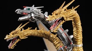 SHMonsterArts MechaKing Ghidorah Review [upl. by Sinaj]