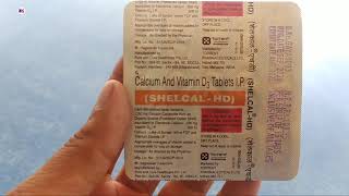 ShelcalHD Tablet  Calcium amp Vitamin D3 Tablet  ShelcalHD Tablet use side effects benefits review [upl. by Sibelle17]