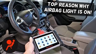 THE MOST COMMON REASON AIRBAG LIGHT IS ON FORD [upl. by Anoik410]