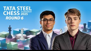 Mendonca  Warmerdam  Round 6  Tata Steel Chess Tournament 2025 [upl. by Stacie202]