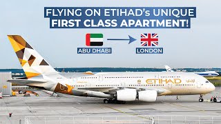 TRIPREPORT  Etihad Airways FIRST CLASS APARTMENT  Airbus A380  Abu Dhabi  London Heathrow [upl. by Tiga419]