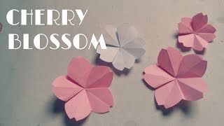 Origami Cherry Blossom  Origami Easy [upl. by Inesita]