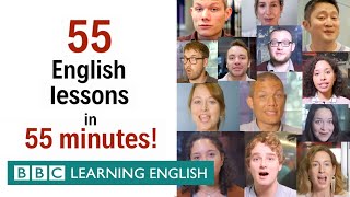 BOX SET 55 English lessons in 55 minutes Grammar amp Vocabulary Megaclass [upl. by Berthe487]