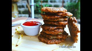 Puso ng Saging Patties Banana Blossom Burgers [upl. by Kenelm403]