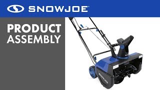 SJ627E  Snow Joe Electric Snow Thrower  Assembly Video [upl. by Sarge912]