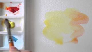 Making a watercolour Background wash [upl. by Shayn]