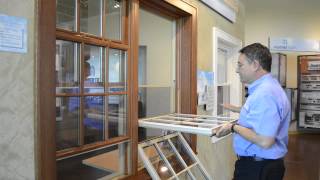 How to Tilt in Your Double Hung Window for Easy Cleaning  Weather Tight Corp [upl. by Ahsital]