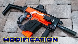 MOD Nerf Stryfe  KRISS Vector 3D Printed Kit [upl. by Notlek]