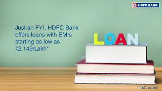 How To Refinance Your Personal Loan Refinancing Personal Loan   HDFC Bank [upl. by Ayila98]