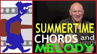 Summertime  Chords and Melody for Guitar [upl. by Ahsak4]