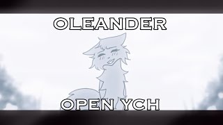 OLEANDER  OPEN YCH ANIMATION MEME cw slight blood flash bright lights [upl. by Arly995]