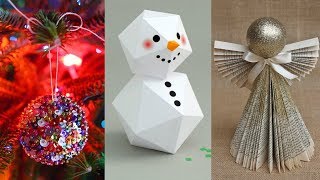 JAK ZROBIĆ OZDOBY NA CHOINKĘ 🎄 DIY  ZRÓB TO SAM ❤️‍ Lifechacki amp Pomysły na ozdoby choinkowe [upl. by Adrienne279]