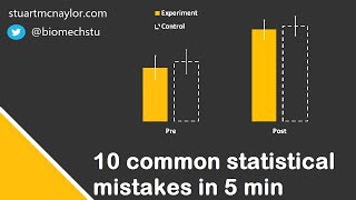 Ten Statistical Mistakes in 5 Min [upl. by Austen975]