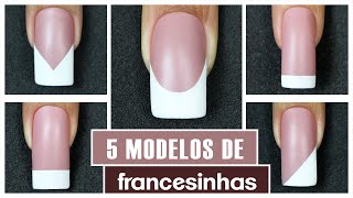 Como Fazer Francesinha French Nails  Cola na Villar [upl. by Gonagle]