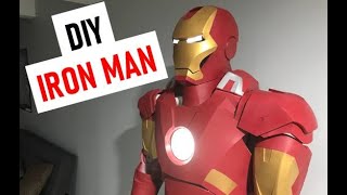 Making a full IRON MAN suit DIY Part 1 [upl. by Marybella313]