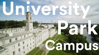 University Park Campus tour  University of Nottingham [upl. by Adyam307]