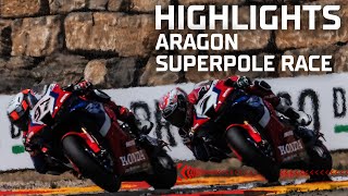 WorldSBK Superpole Race Highlights  2022 Aragon Round [upl. by Neetsuj909]