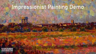 How to Paint in an Impressionist Style – Full Demo [upl. by Davidson422]