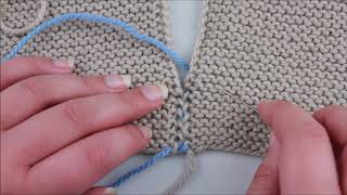 How to Mattress Stitch in Knitting [upl. by Geordie]