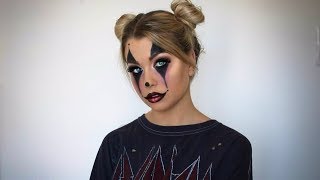 GLAM CLOWN 🤡  Maquillage Halloween Facile [upl. by Nyltac]