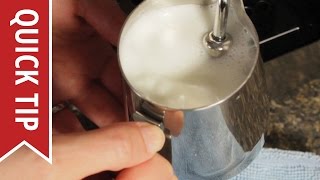 How to AutoFroth Milk for Lattes [upl. by Ille]