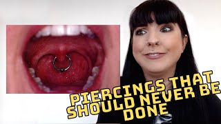 Piercer Explains Why These Piercings Shouldnt Exist [upl. by Durtschi]