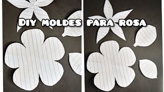 como fazer molde para flores [upl. by Misak]