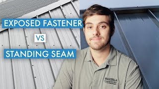 Exposed Fastener Vs Standing Seam Metal Roofing Revisited [upl. by Asilam]