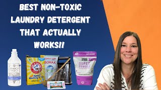 Best NonToxic Laundry Detergent That Actually Works [upl. by Leryt]