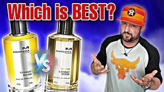 Mancera Cedrat Boise vs Intense  Fragrance Review Battle [upl. by Nnyw]