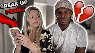 BREAK UP PRANK ON BOYFRIEND HE CRIES [upl. by Felisha443]