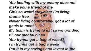 Saweetie  Icy Grl Official Lyrics Video [upl. by Archy]