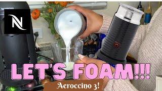 How To Foam Milk With Aeroccino 3 Make Coffee With Foam Tips amp Tricks  Easy Foamed Latte Recipe [upl. by Morril776]