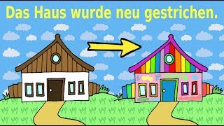 Deutsch lernen Aktiv und Passiv  German for children and beginners active  passive [upl. by Knipe]