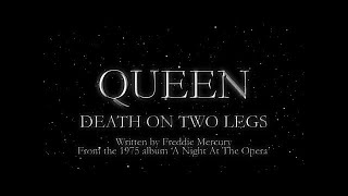 Queen  Death on Two Legs Official Lyric Video [upl. by Faust]