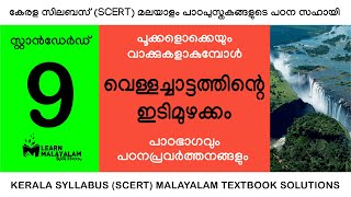 Std 9 മലയാളം  വെള്ളച്ചാട്ടത്തിന്റെ ഇടിമുഴക്കം Class 9 Malayalam  Vellachattathinte Idimuzhakkam [upl. by Eeleak]