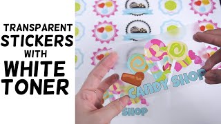 How to Print and Cut Transparent Stickers [upl. by Landbert]