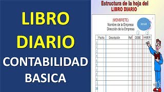 Contabilidad Basica El libro diario [upl. by Atnohsal]