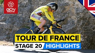 Dominant Time Trial Performance  Tour De France 2022 Stage 20 Highlights [upl. by Nyleimaj]