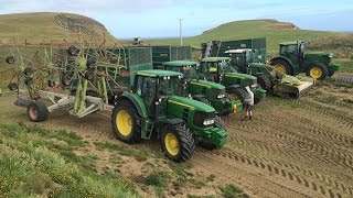 Caldwell Contracting NZ Silage 20142015  NEW ZEALAND [upl. by Kammerer229]