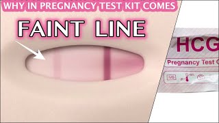 What is the meaning of Faint Line in Pregnancy test kit  2 lines but one is fainted [upl. by Nath445]