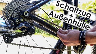 Schaltzug und Außenhülle am MTB wechseln [upl. by Bradan]